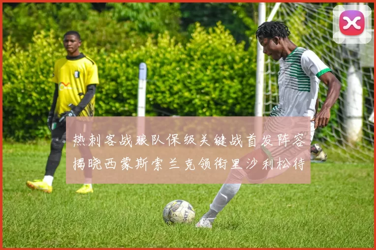 热刺客战狼队保级关键战首发阵容揭晓西蒙斯索兰克领衔里沙利松待命